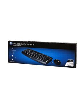 HP Wireless Classic Desktop Keyboard & Mouse Combo | Open Box
